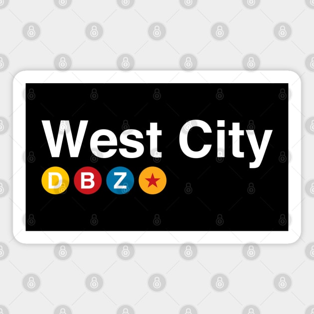 West City Magnet by huckblade